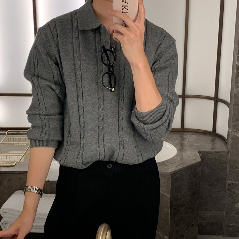 lemenne(ルメンヌ)の「LMN Loader Cable Two Burton Collar Knit (8 colors)(Tops)」