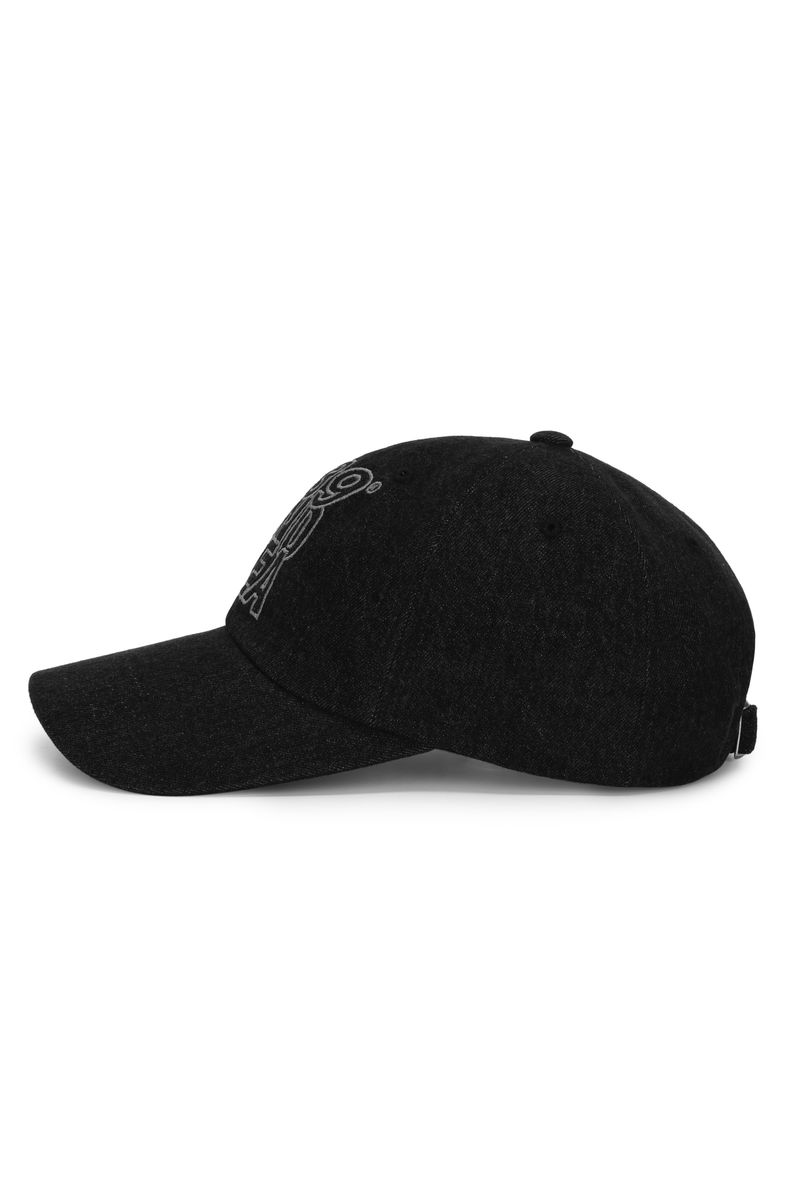 AB X WIND AND SEA DENIM CAP (CHARCOAL)