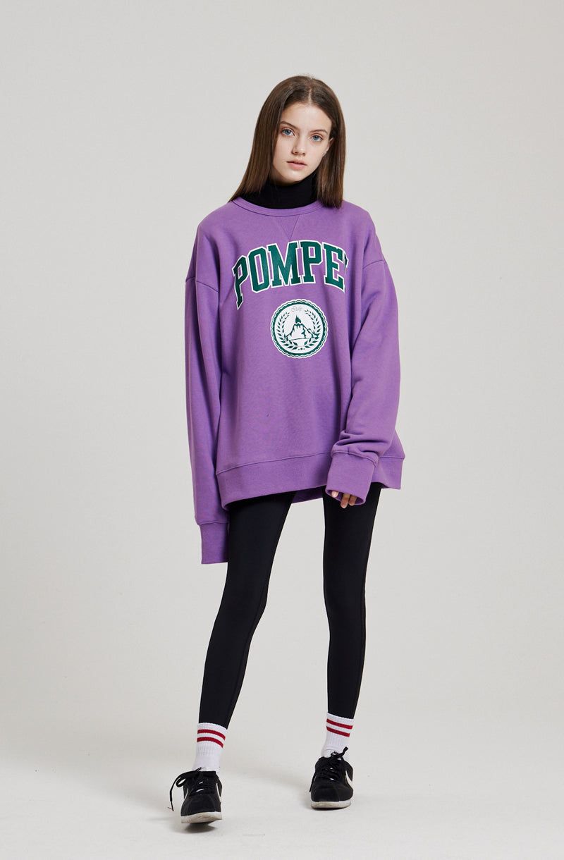 POMPEI VARSITY SWEATSHIRT [VIOLET]