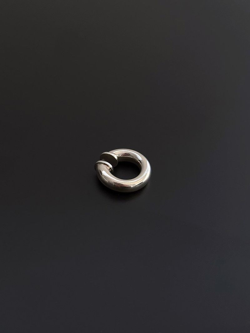 [925silver] Basic bold earcuff