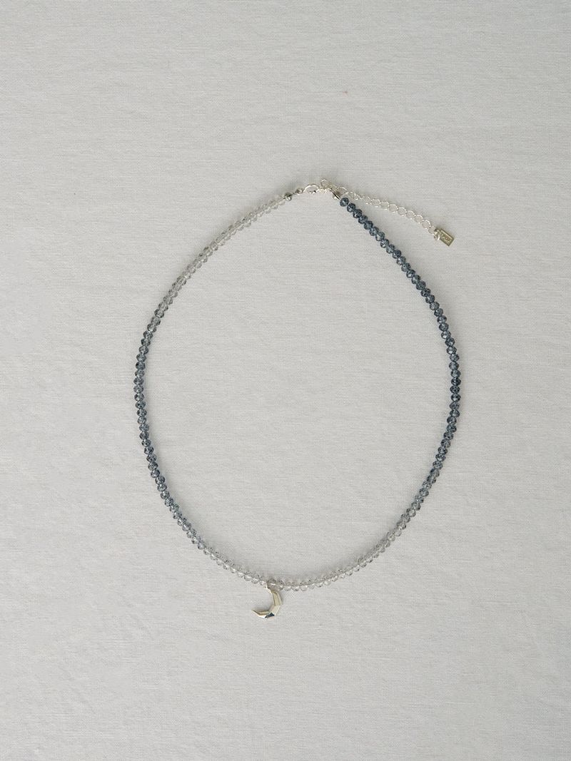 [MADE] Silver925_Gradation Moon_N (Sky Yellow, Black White)
