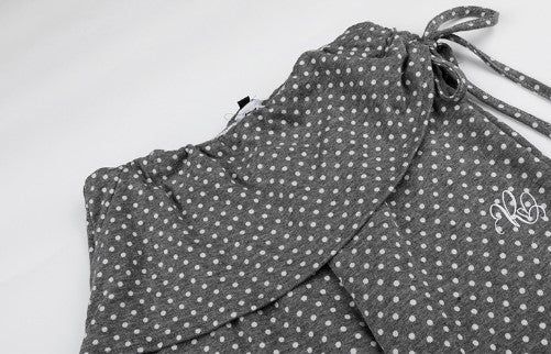 Riven Dot Wrap Flare Pants