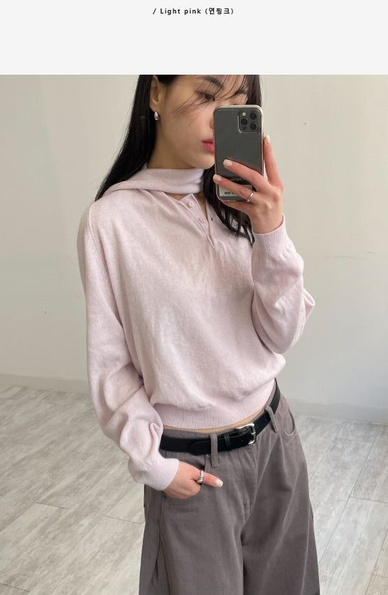 Brick Tie Loose Fit Knit