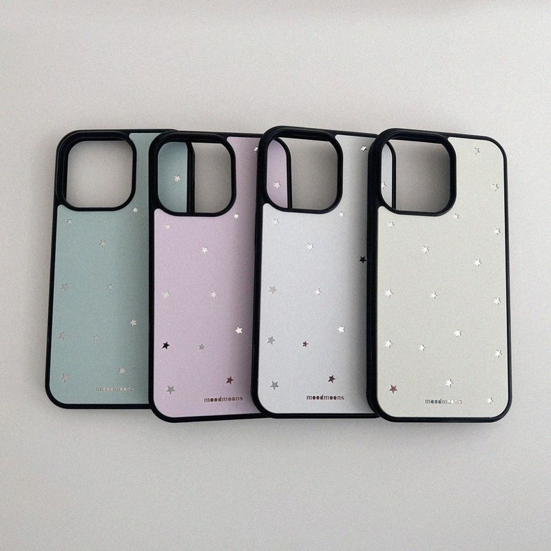 [MADE]Twinkle Pastel White epoxy case