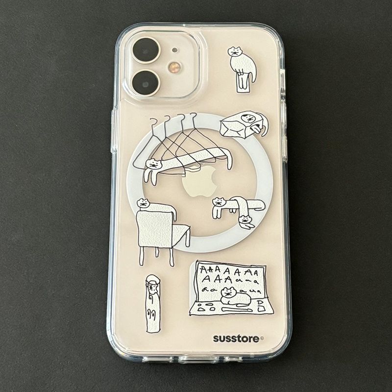 [MagSafe phone case] An unknown cat phone case