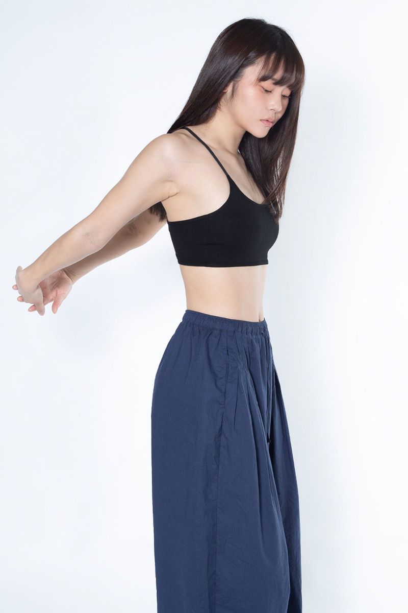 Back Tunnel Bra Top (Black)