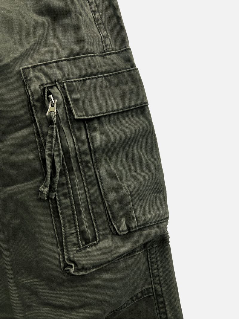 Bexer Multi-Pocket Wide Pants 3C
