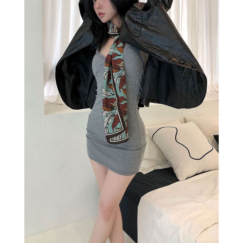 Over Leather Jacket