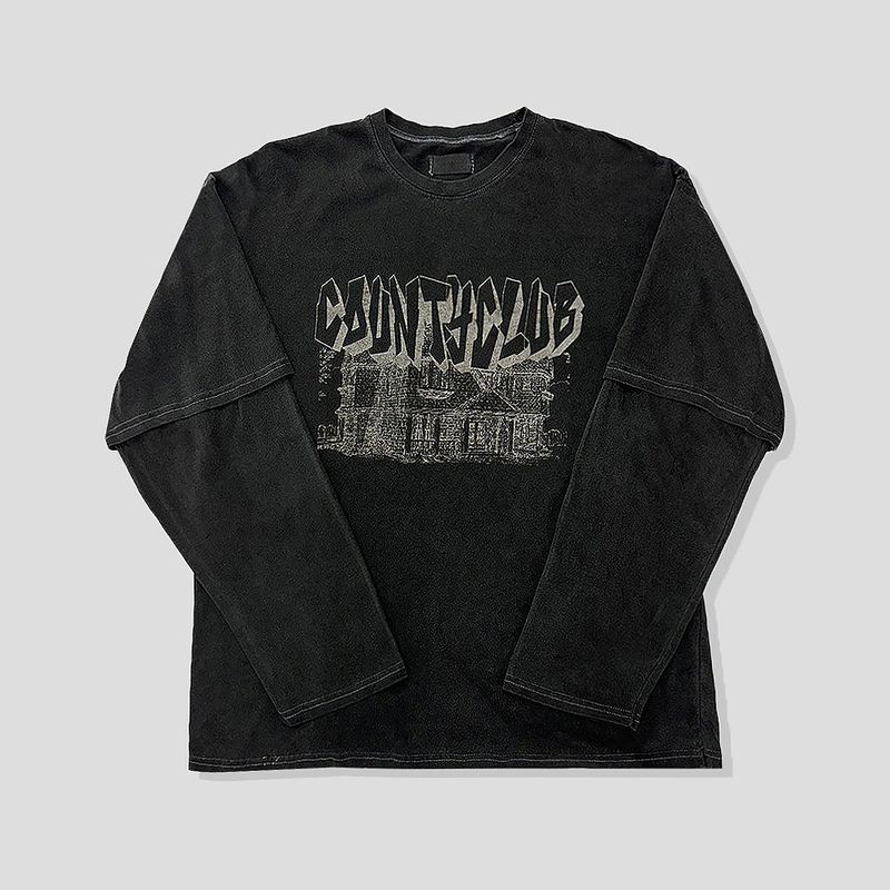 County Layered Long Sleeve T-shirt