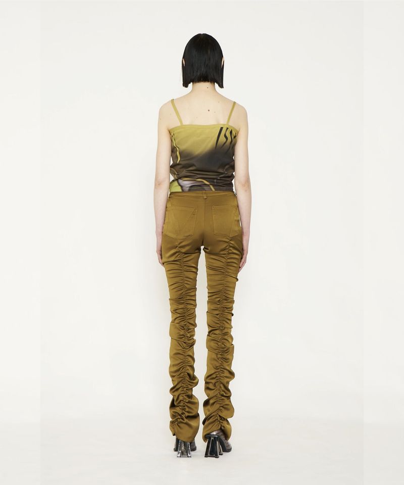 FLARE GATHER PANTS