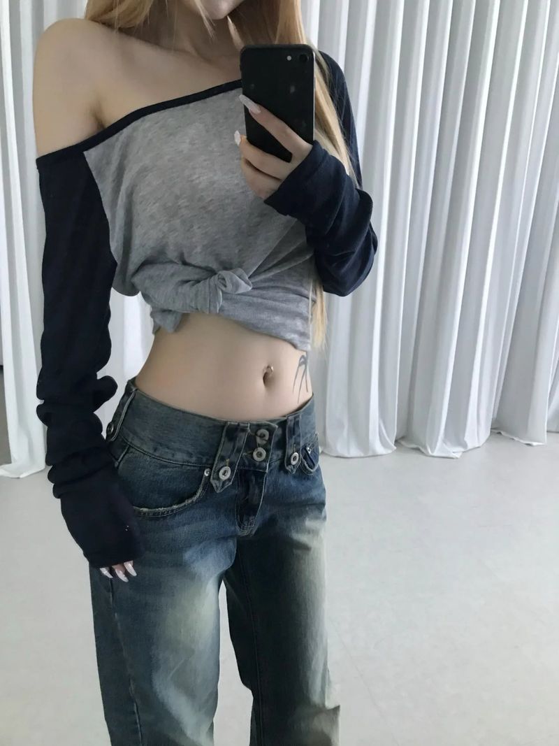raglan off loose tee(5 color)