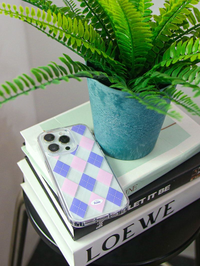 【MADE】Argyle Jelly hard Phone case