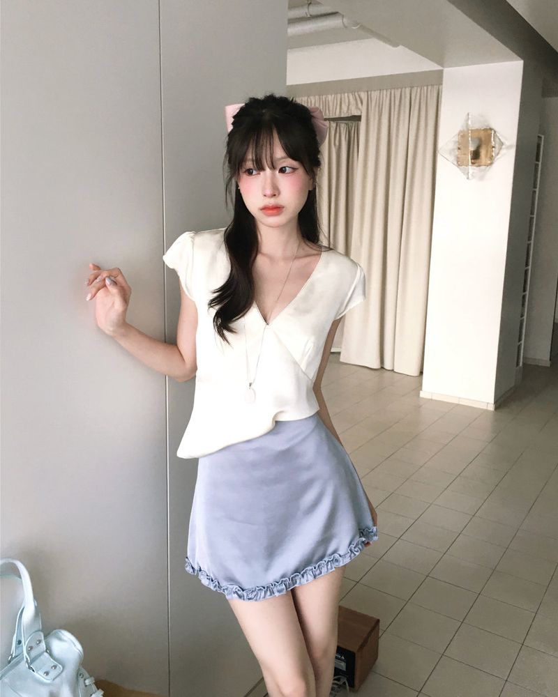 cloudemotion（クラウドエモーション）の「martini pearl prince mini sk（Skirts）」