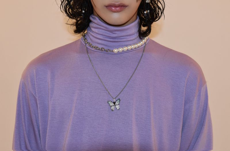 PEARL&CHAIN necklace