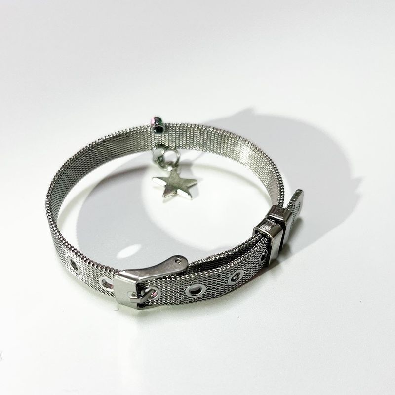 [aespa Giselle/Verivery Kangmin/Sevenus Heejae/YENA] Silver star belt bracelet