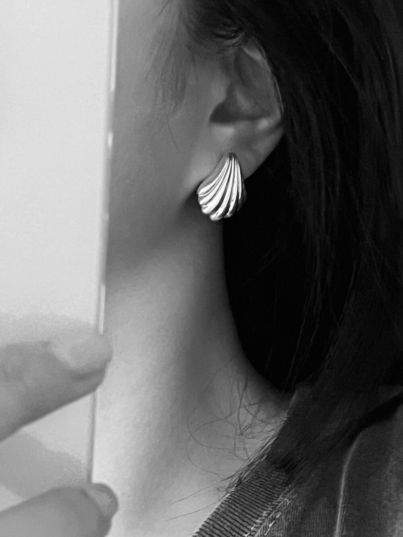  (silver925) Shell earrings