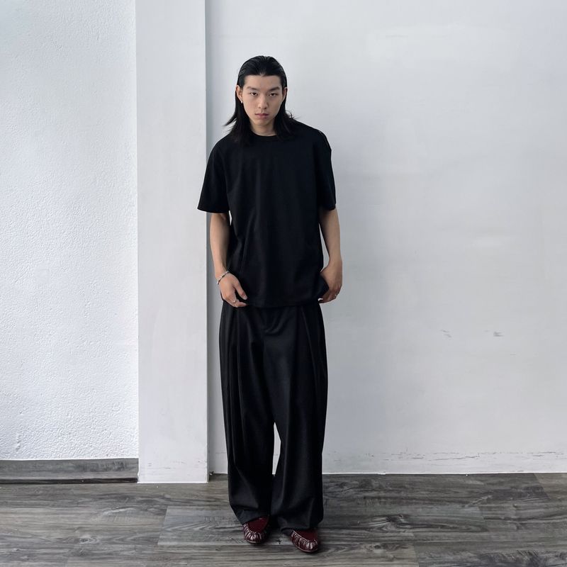 Side Snap Relaxed Tee