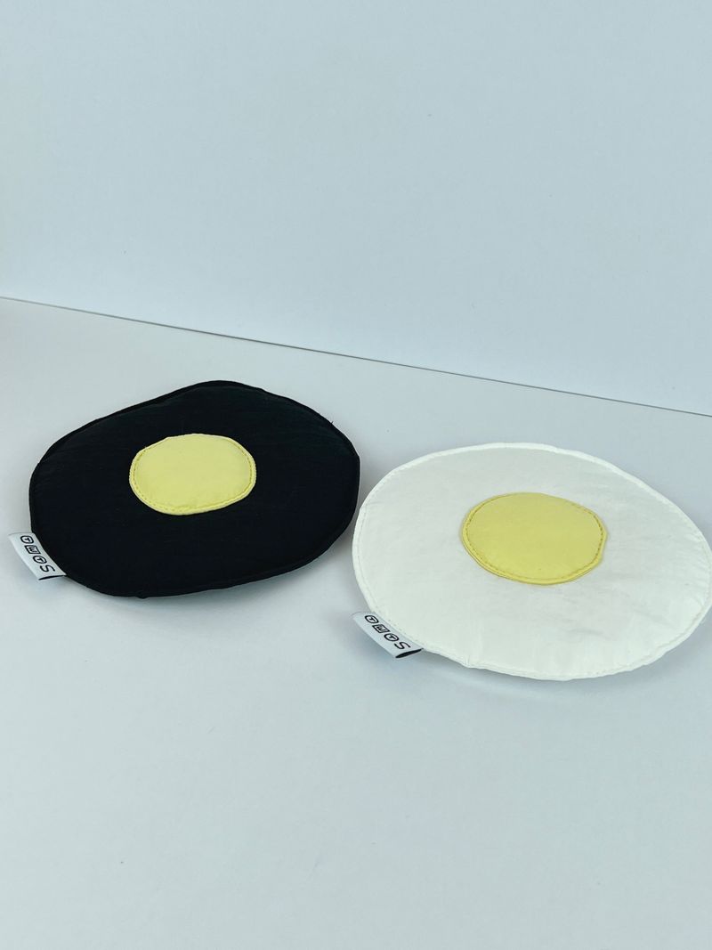 The weight of a fried egg