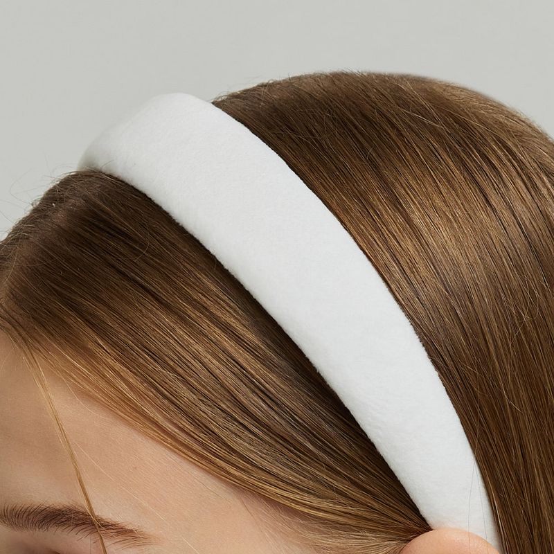 Velboa Volume Hairband _ White