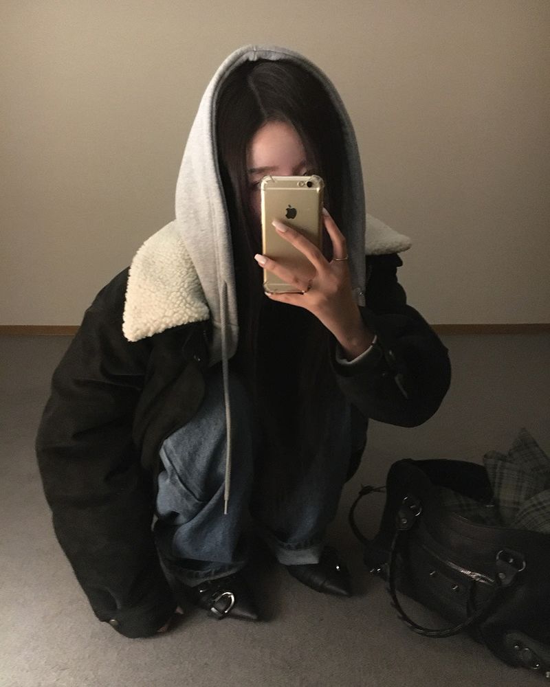 [ORIGINAL] Clump Suede Shearling Mouton Jumper