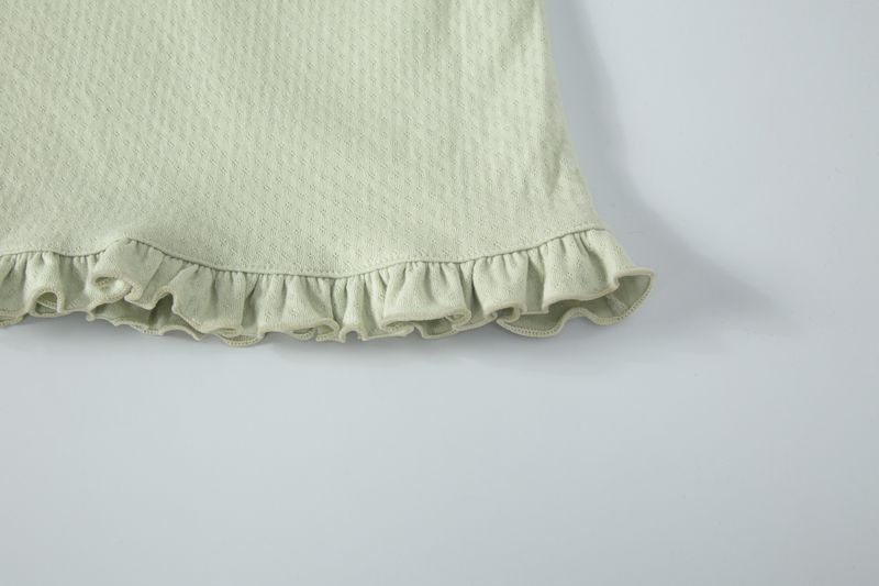 Ruffle long skirts vintage mint