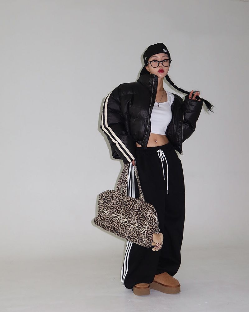 [UNISEX] 5-track string jogger & wide pants