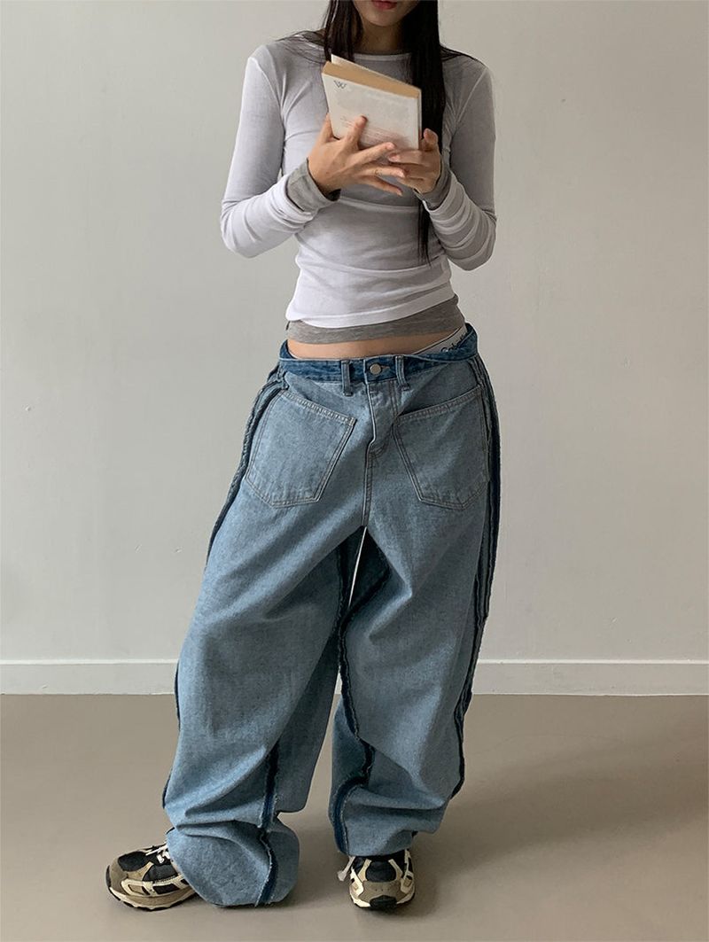 VERSO TRACK BALLOON JEANS