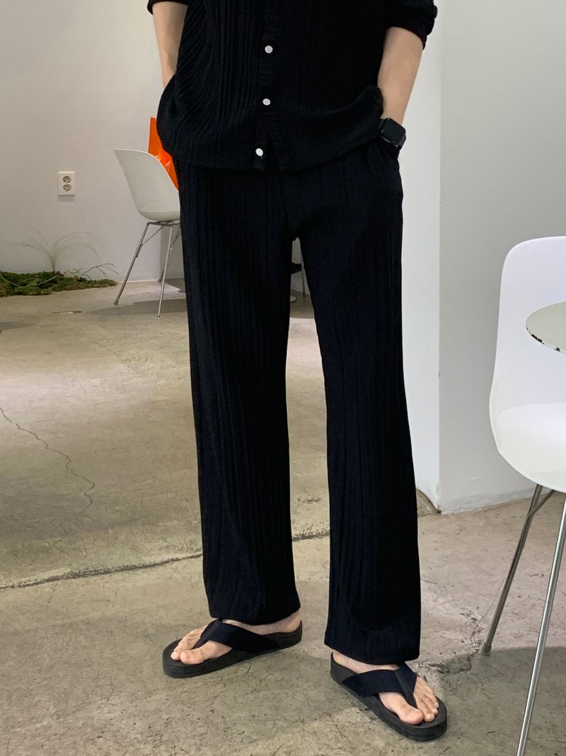 lemenne(ルメンヌ)の「ニューゲントオーシャンアイスプリーツセットアップロングワイドパンツ(パンツ)」