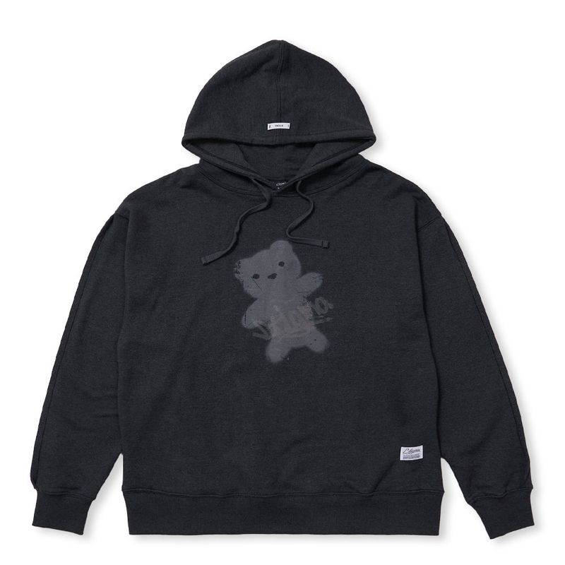 TOY BEAR HOODIE CHARCOAL