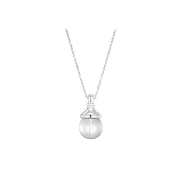 magic bulb pendant necklace_White