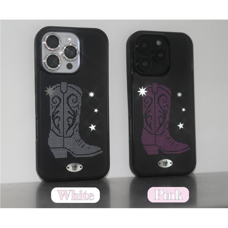 [MADE] bebe boots bumper case (white)
