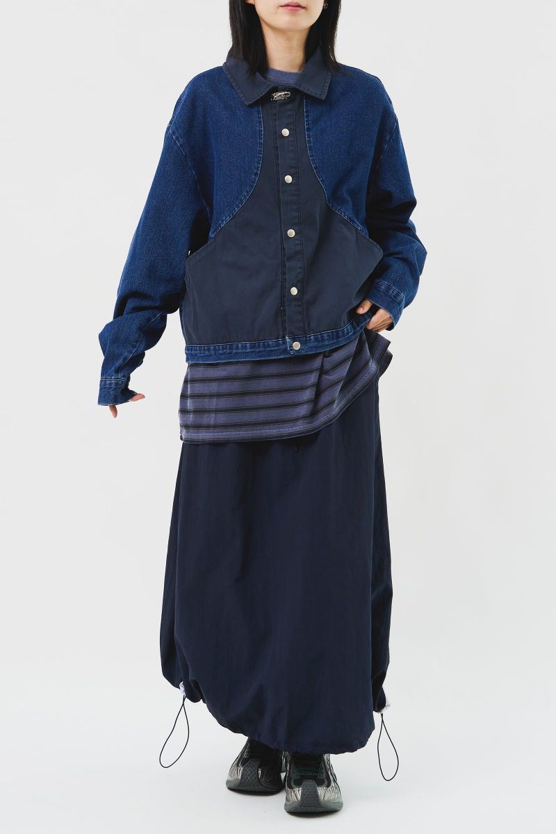 Moss Color Denim Jacket (2color)