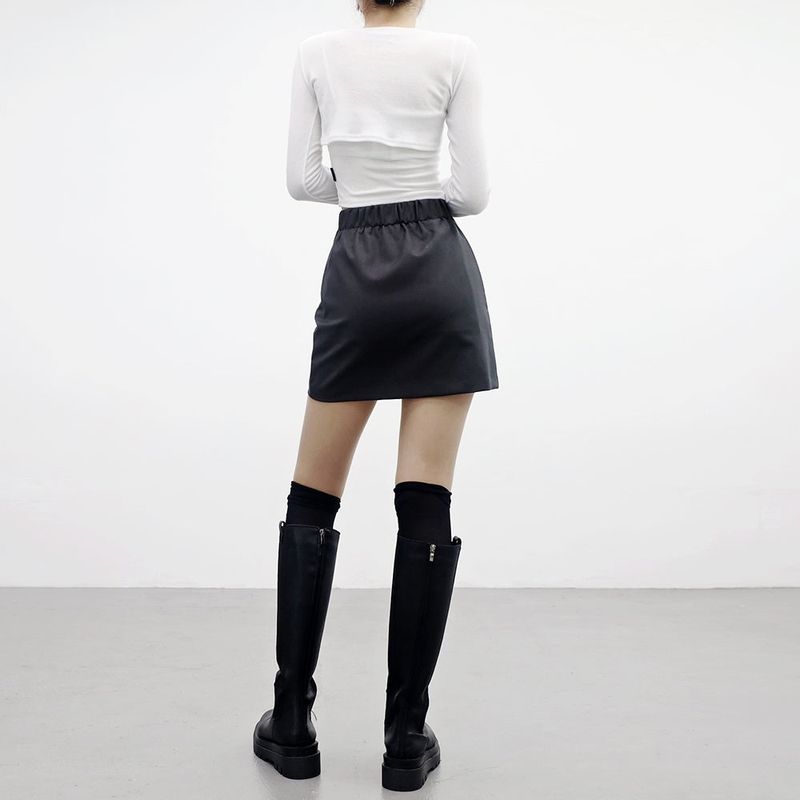 [NONCODE] (1+1) DeMer Bolero T-shirt + Sleeveless Set