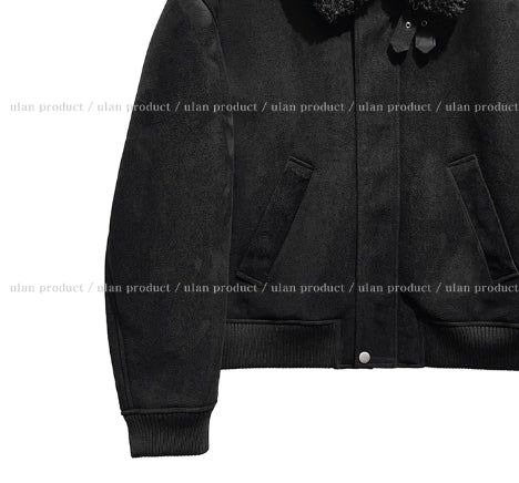 Latch high neck suede buckle mustang