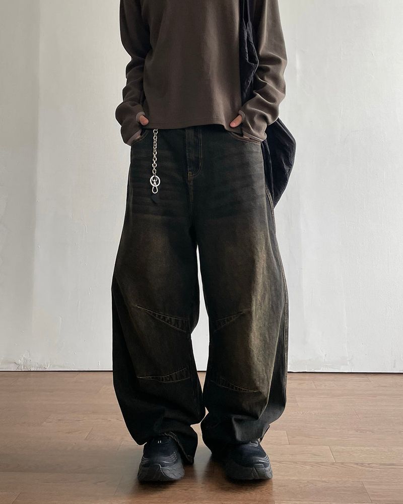 Mood Tinted Black Denim Pants