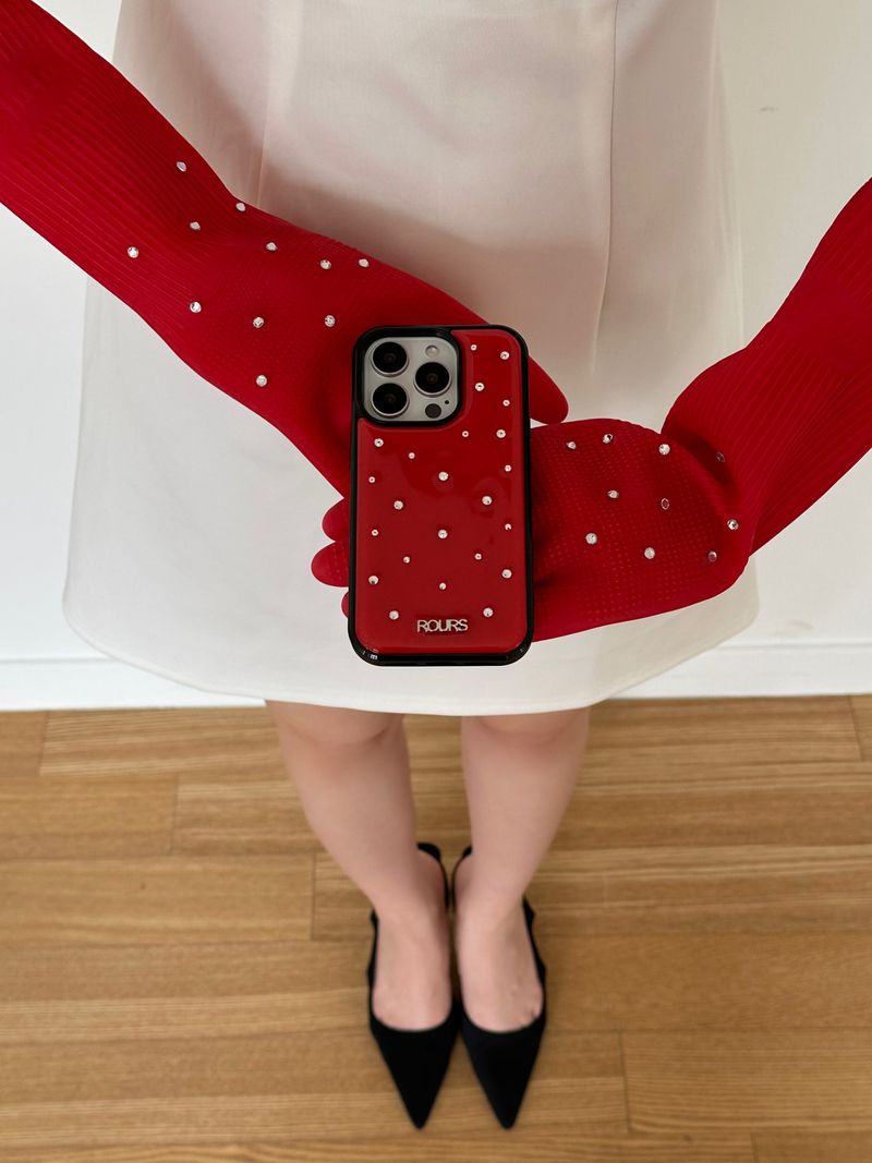 cubic stud case (red)
