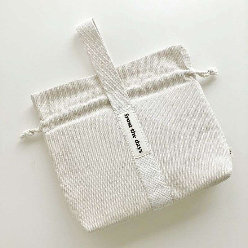 【MADE】Canvas Pouch Bag - Mustard