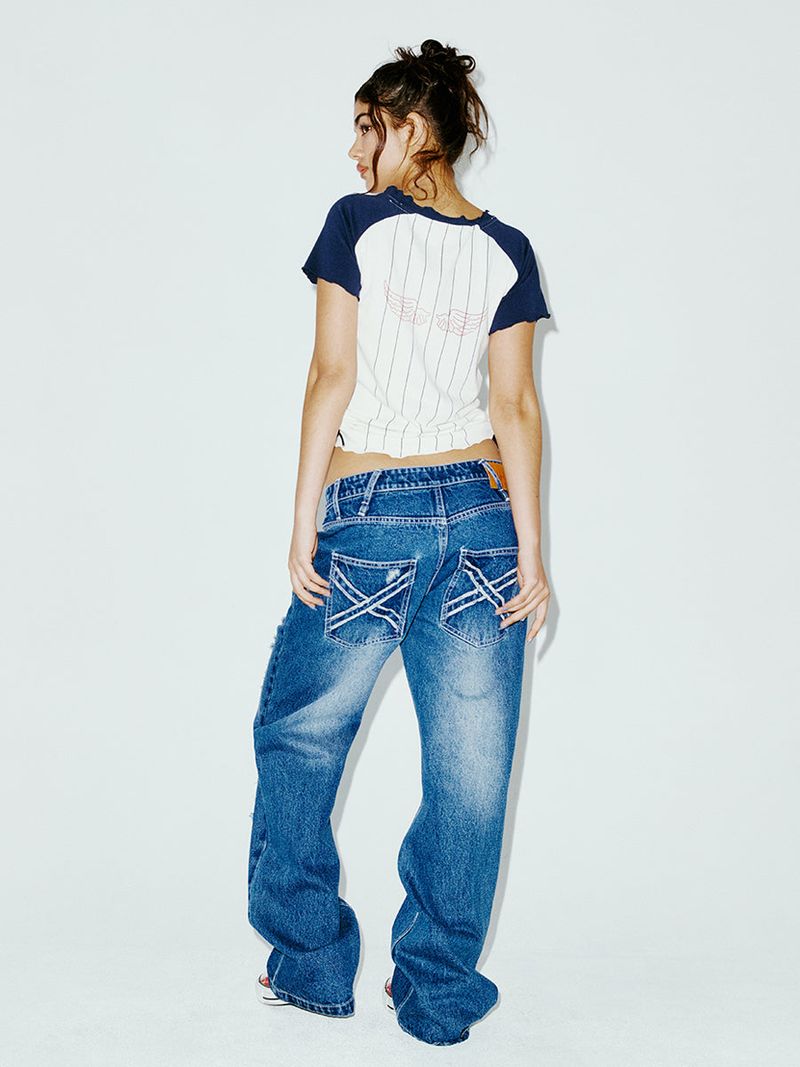 BASEBALL CLUB TEE NAVY