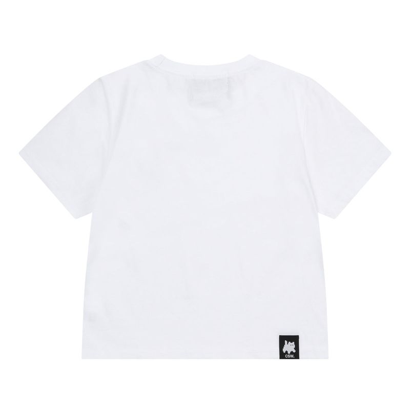 Cat Save The World Basic logo half T Unisex (2Color)