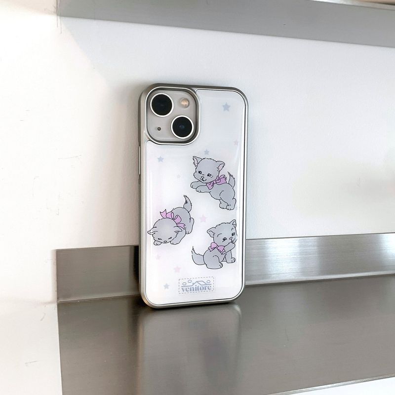 [MADE][Epoxy Silver Bumper Case] A Cat Star