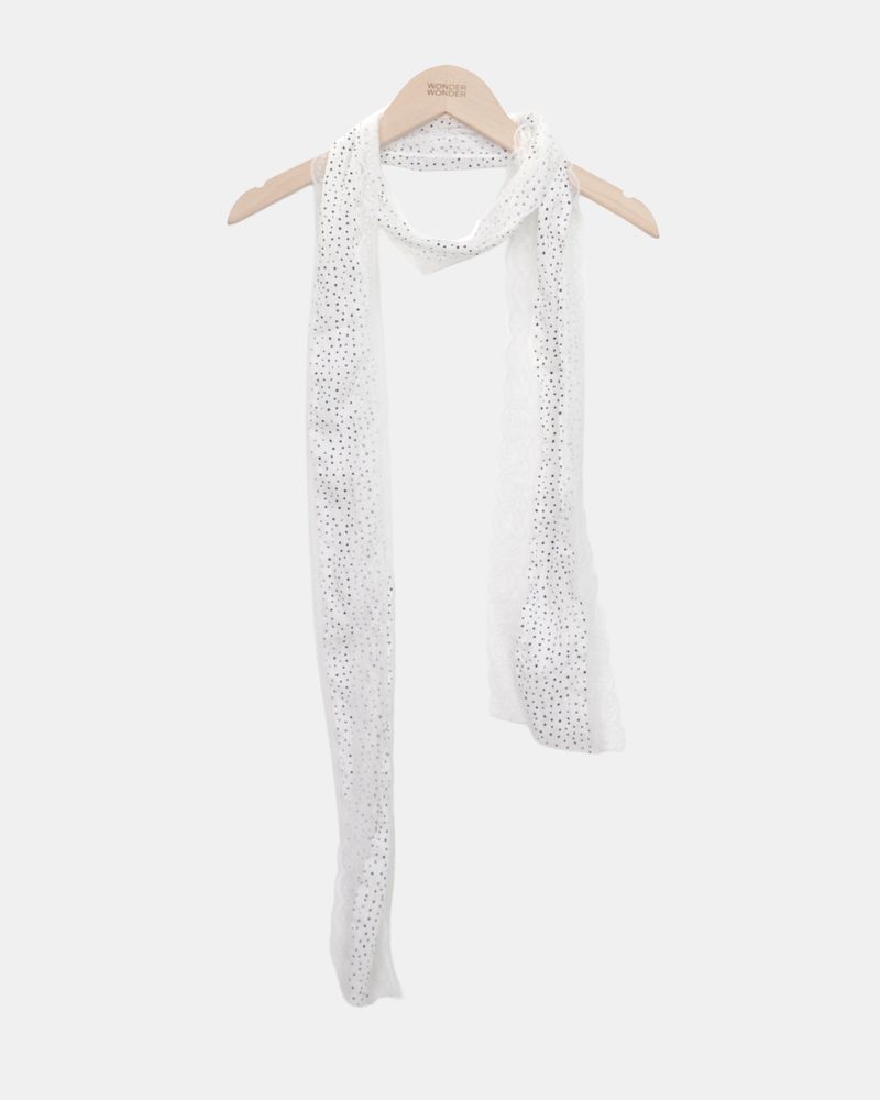 Laron Wave Dot Lace Scarf