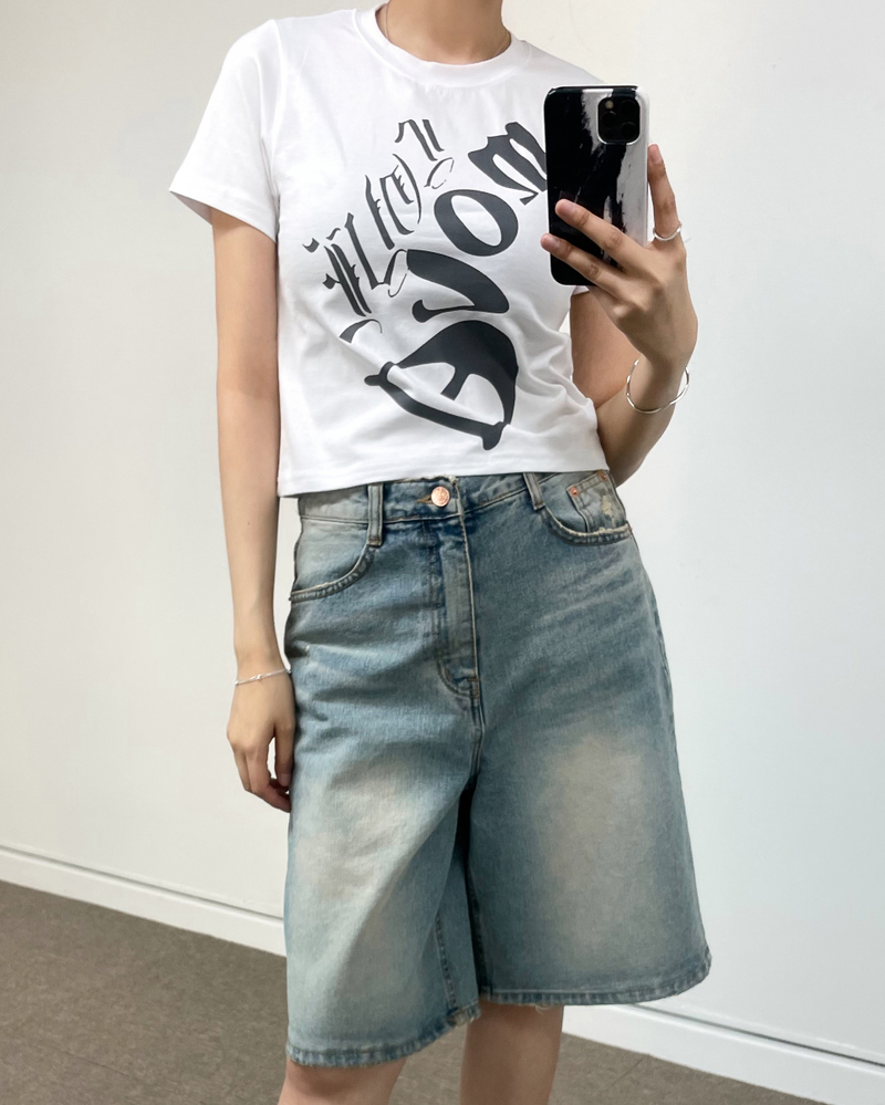 ADY DAMAGE BERMUDA SHORT PANTS 2C