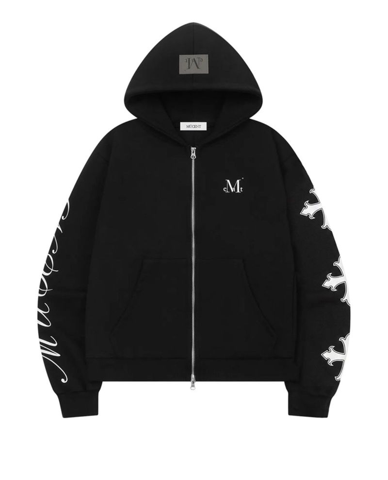 MUCENT（ムセント）の「ROVEN TRIPLE CROSS TWO-WAY HOOD ZIP-UP UNISEX （Tops）」