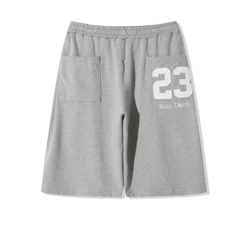 Bold 23embroidery bermuda sweat pants -3C
