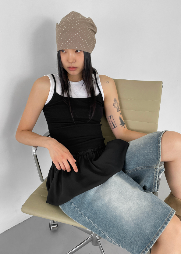BLACKUP（ブラックアップ）の「[MADE] Halun Layered Balloon Sleeveless Dress（Dresses）」