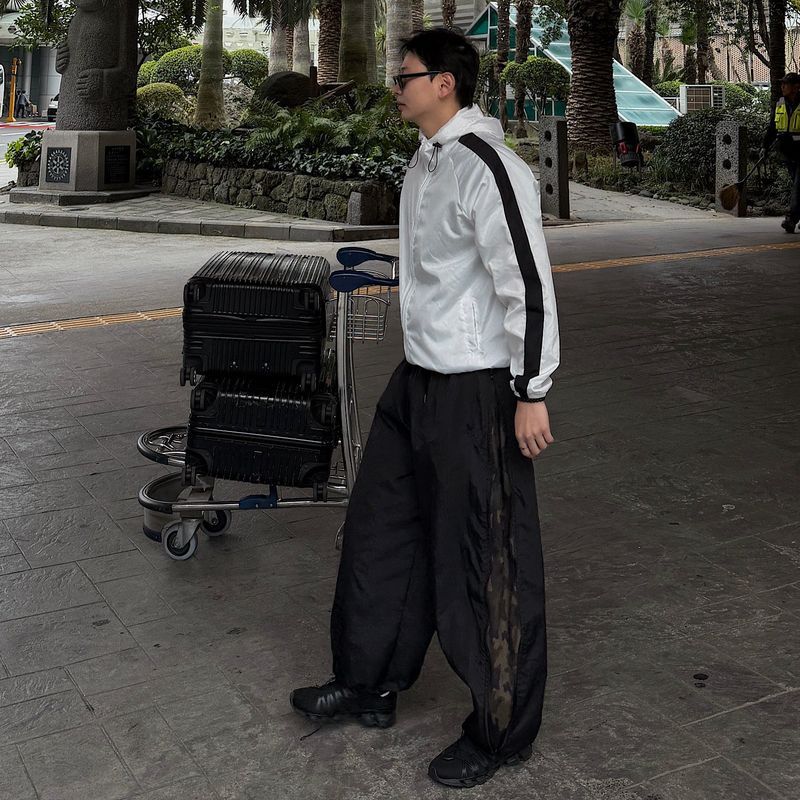 Camo Nylon Pants (3color)