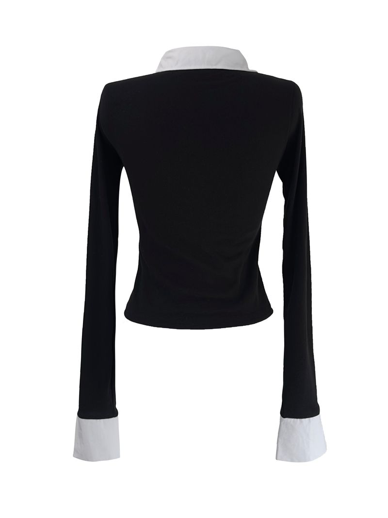 basic shirt レイヤードカーディガン (2color)