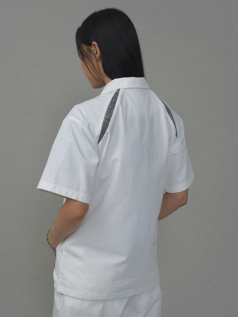  2WAY 01 REVERSIBLE HOOD JAKET WHITE