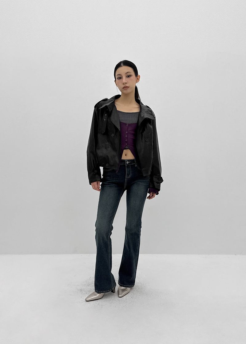[MADE] Rabu Back-Pocket Slim Bootcut Denim Pants