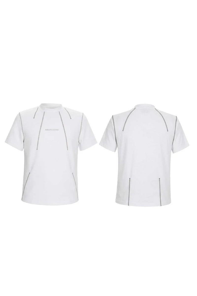 Contrast Stitch Slim T-Shirt